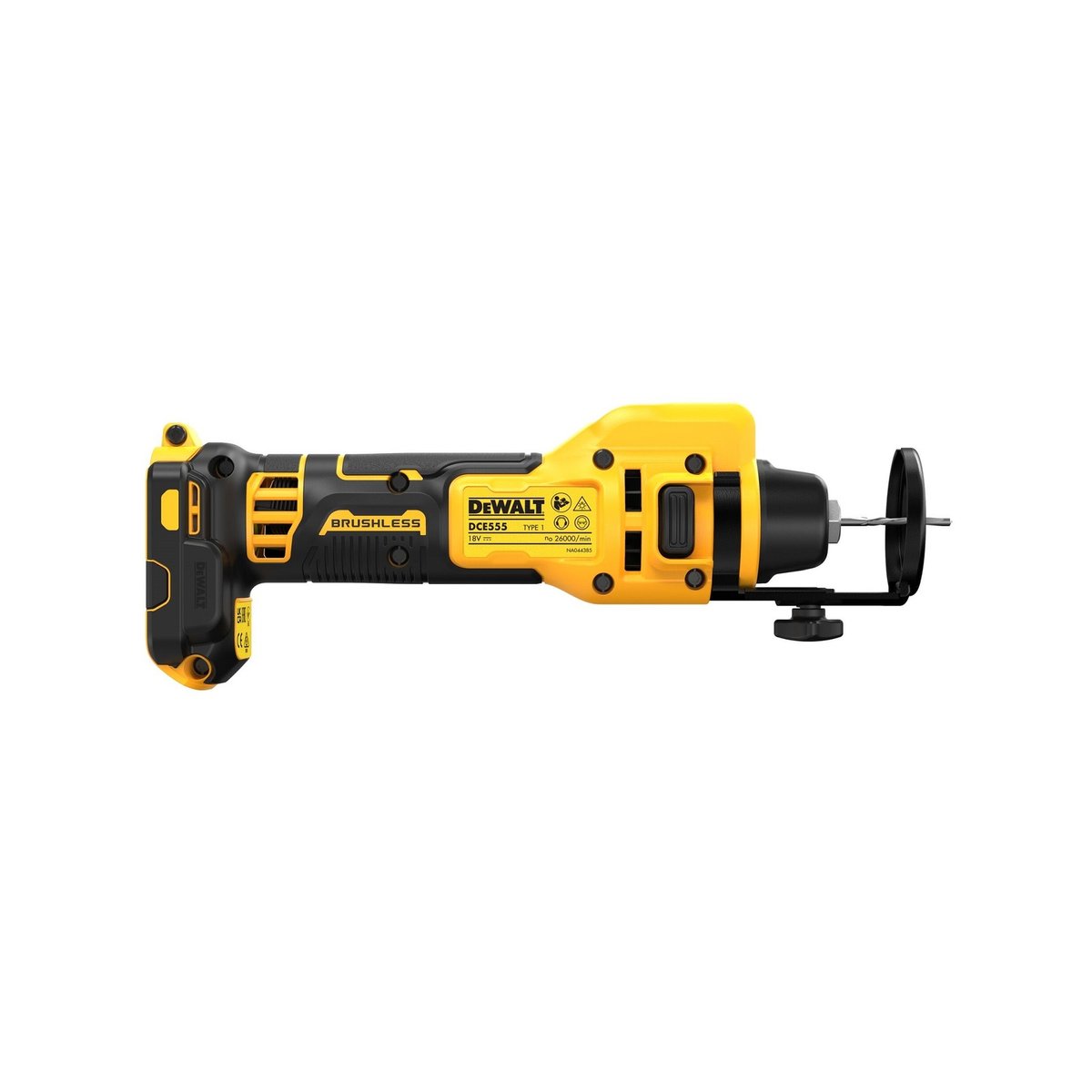 DeWALT 18V Cordless Brushless Drywall Cut Out Tool Skin Only DCE555N-XJ
