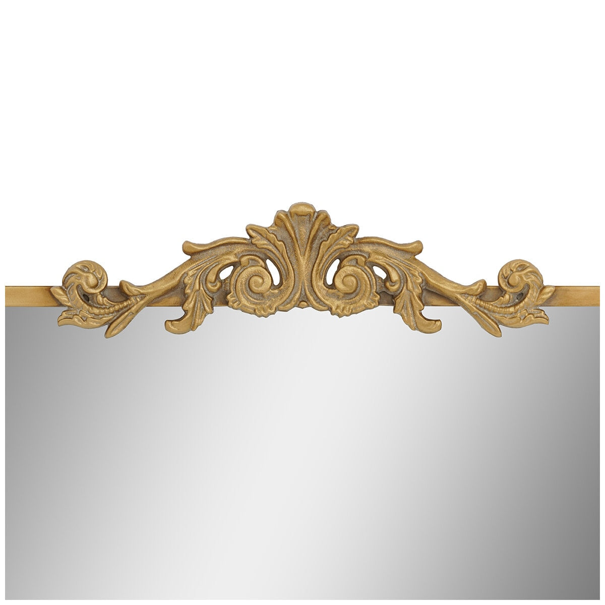 Life In Style Antique Gold Wall Mirror 960x660mm with Scroll Decoration - SuperSaverAU - view 4