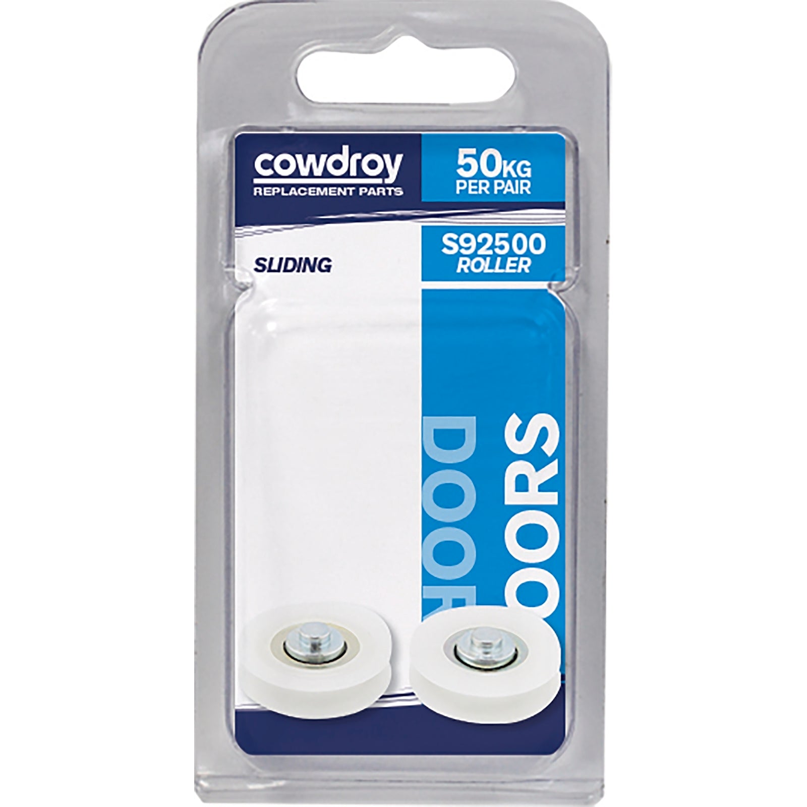 Cowdroy 32mm Replacement Steel Bearing Delrin Roller 25kg