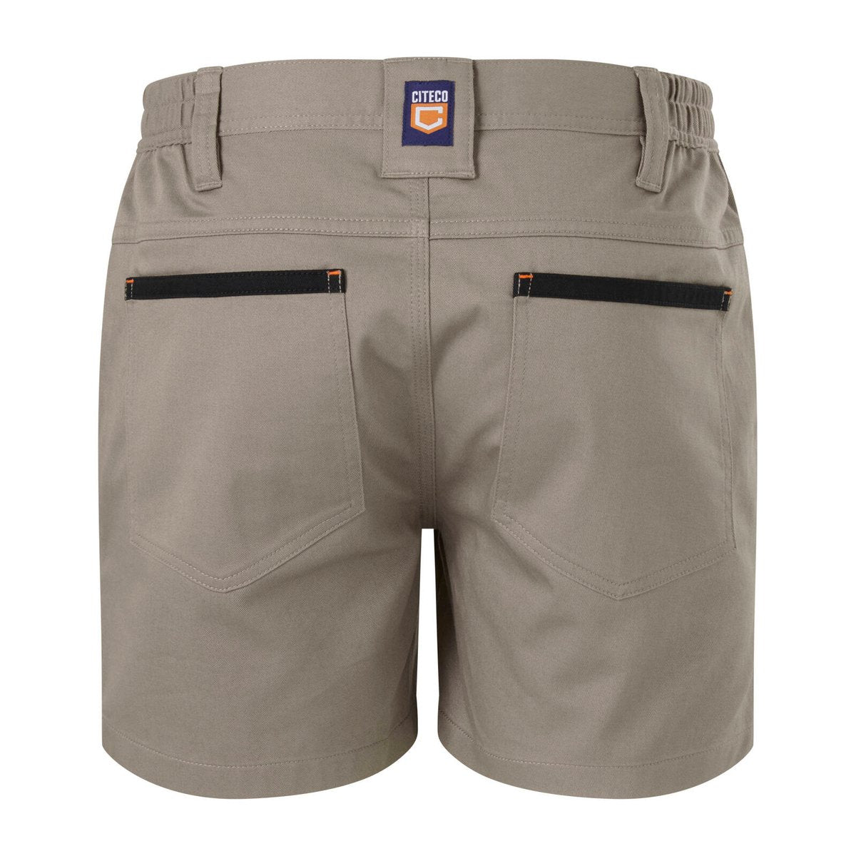 Citeco Men's Khaki Cotton Stretch Short Shorts - Size 92R