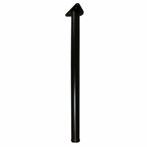 Adoored 60 x 870mm Steel Black Round Breakfast Bar Leg