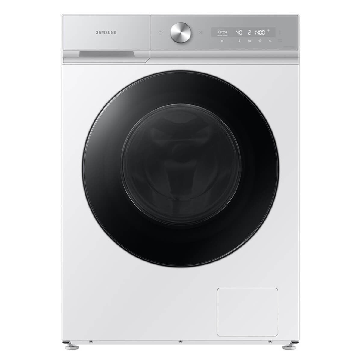 Samsung Bespoke AI 12kg Front Load Washing Machine - White, AI Wash, Auto Dispense - WW12BB94ADGH