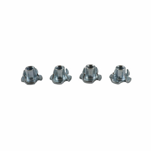 Adoored 1/4" Steel T Nut Furniture Leg 4 Pack