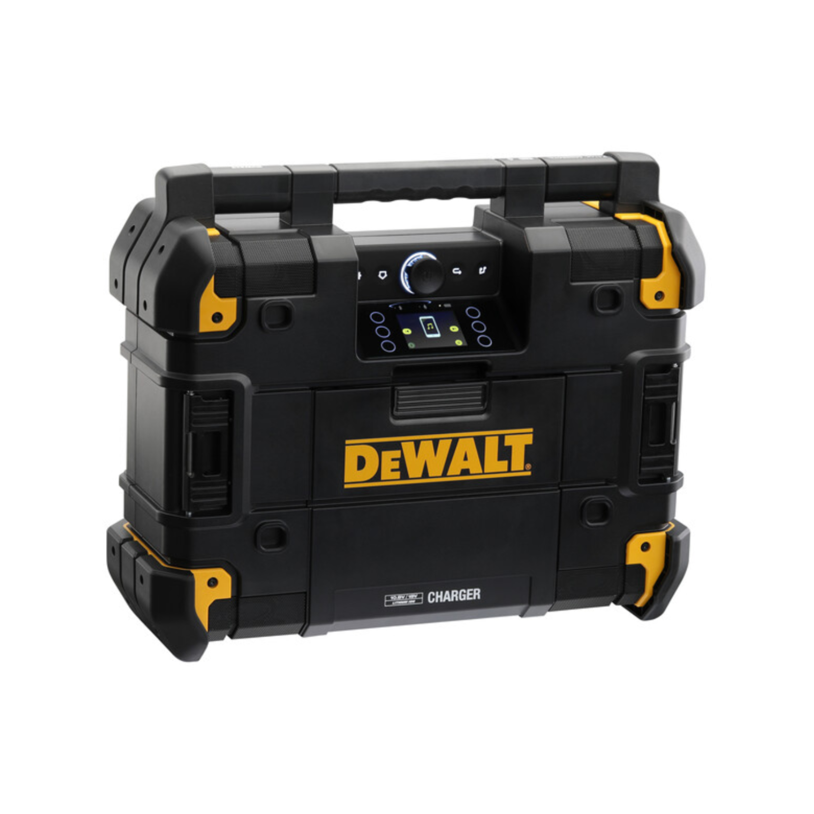 DeWALT XR Li-Ion TSTAK Cordless Jobsite Radio Skin Only Yellow DWST1-81080-XE