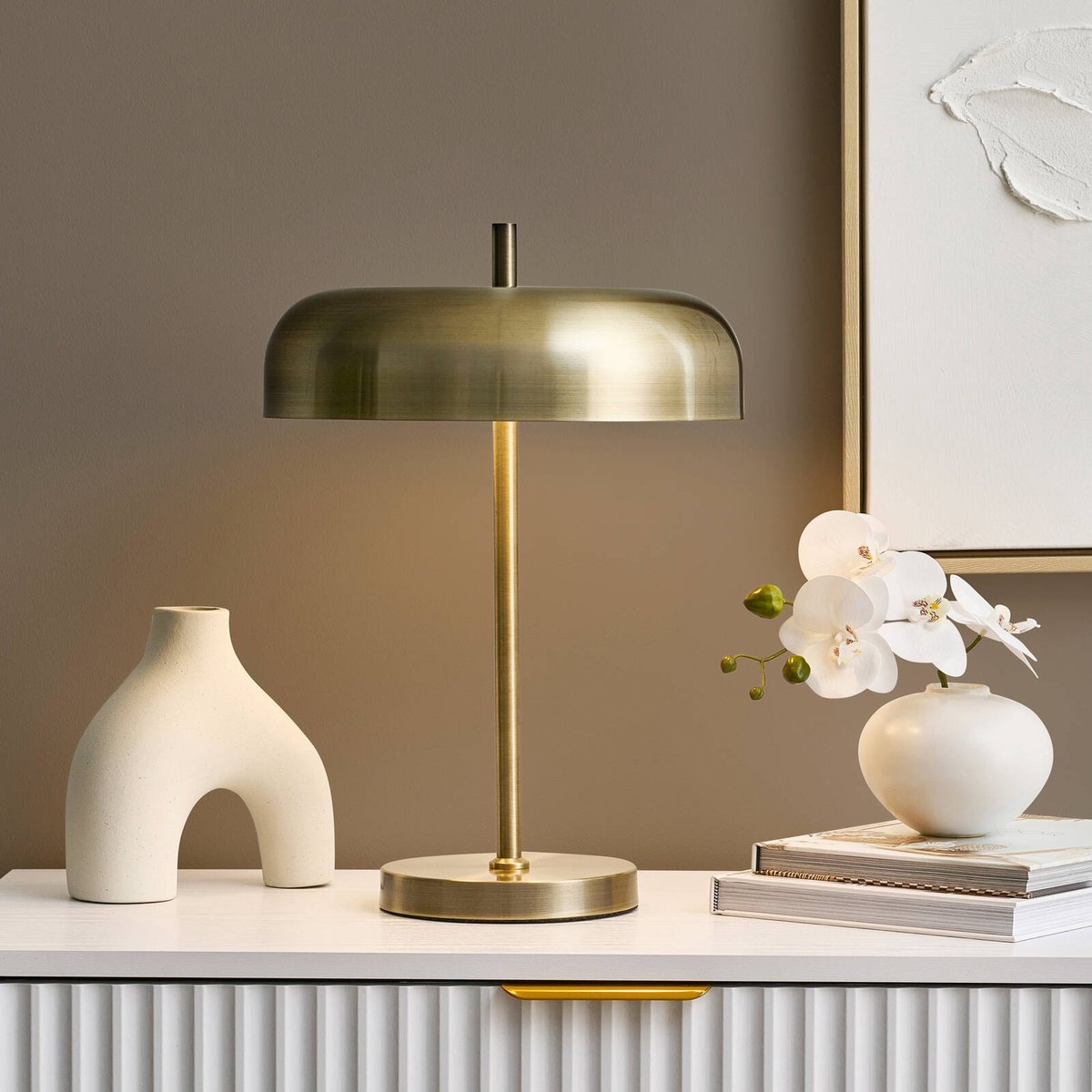 Astin Sinclair Aurora 420mm Brushed Bronze Table Lamp E27 Indoor HD-LH-ULX42-BRZ
