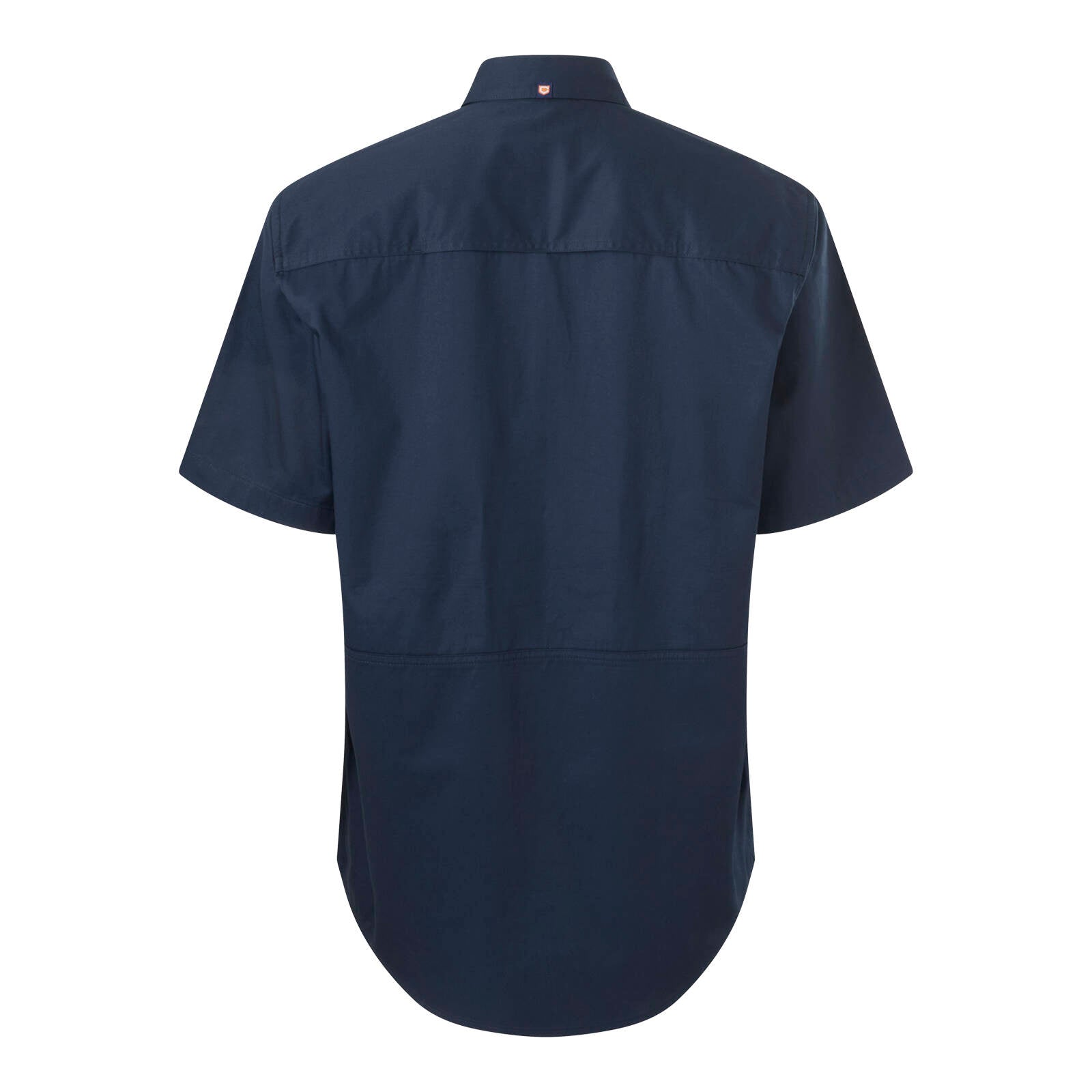 Citeco Men's Navy Short Sleeve Shirt - 100% Cotton, Size L