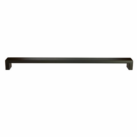 Taskmaster 320mm Matte Black Hollow Rectangle Cabinet Handle Steel Drawer Pull