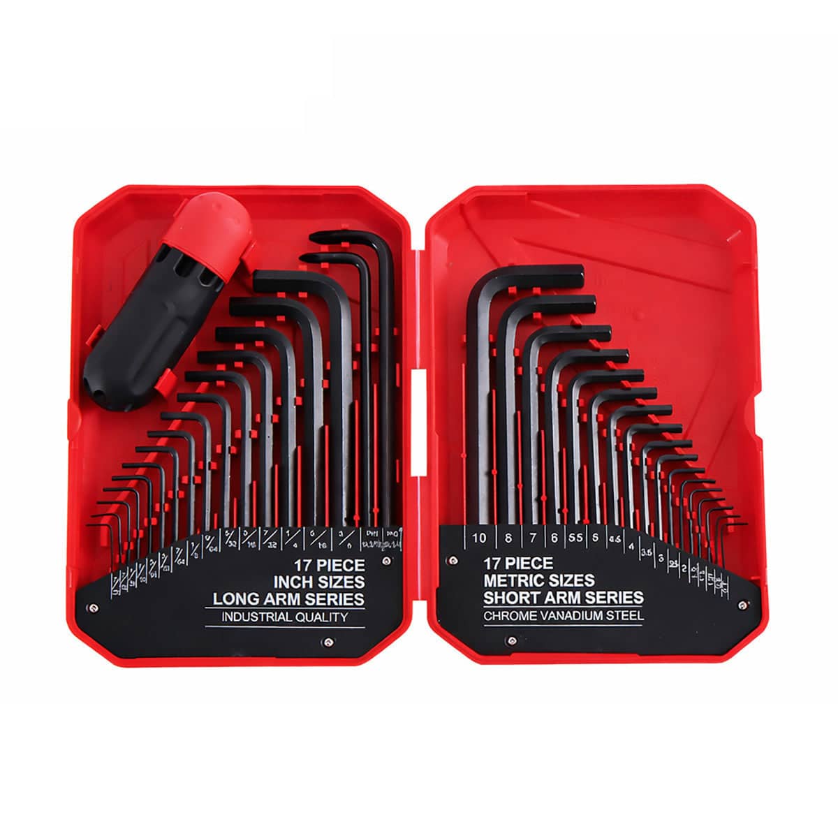 35 Piece L Shaped Hex Key Wrench Set Allen Key Tool Kit for Home Car Repair - view 2