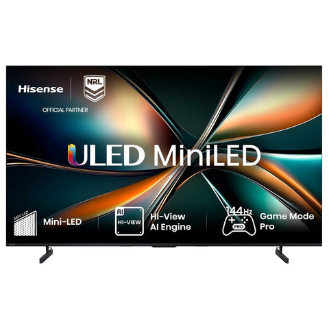 Hisense 55U6QAU 55 Inch ULED Mini-LED 4K QLED Smart TV with Screen Size Technology - SuperSaverAU - view 1