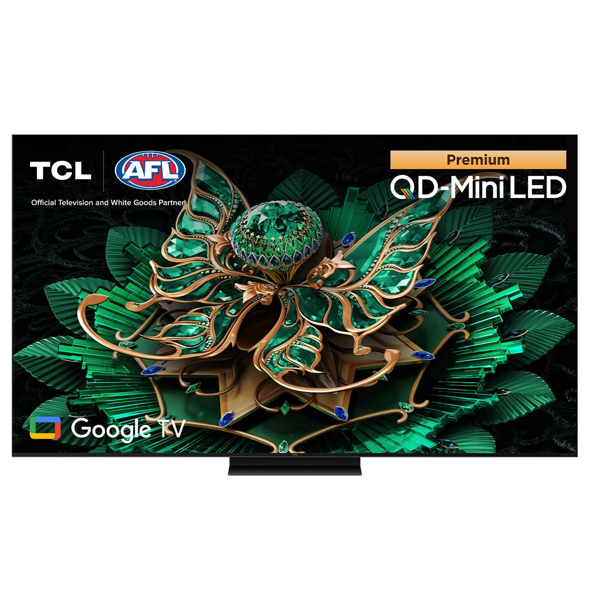 TCL 75 Inch QD-Mini LED 4K Google TV with Dolby Vision, HDR10+, Voice Control - SuperSaverAU - view 1