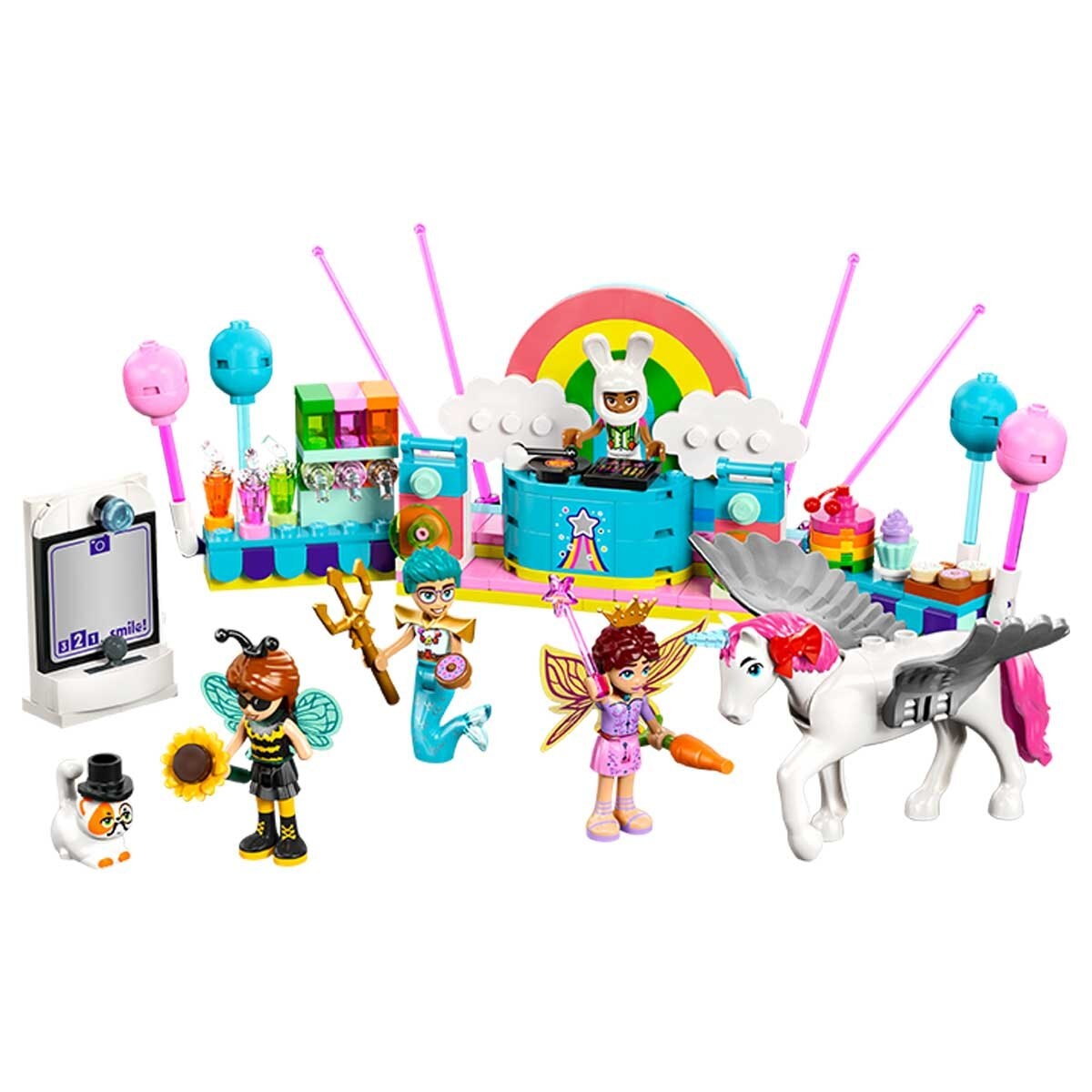 LEGO Friends Costume Party Unicorn Fairy 42661 Building Kit with 4 Minidolls & Party Accessories - SuperSaverAU - view 2