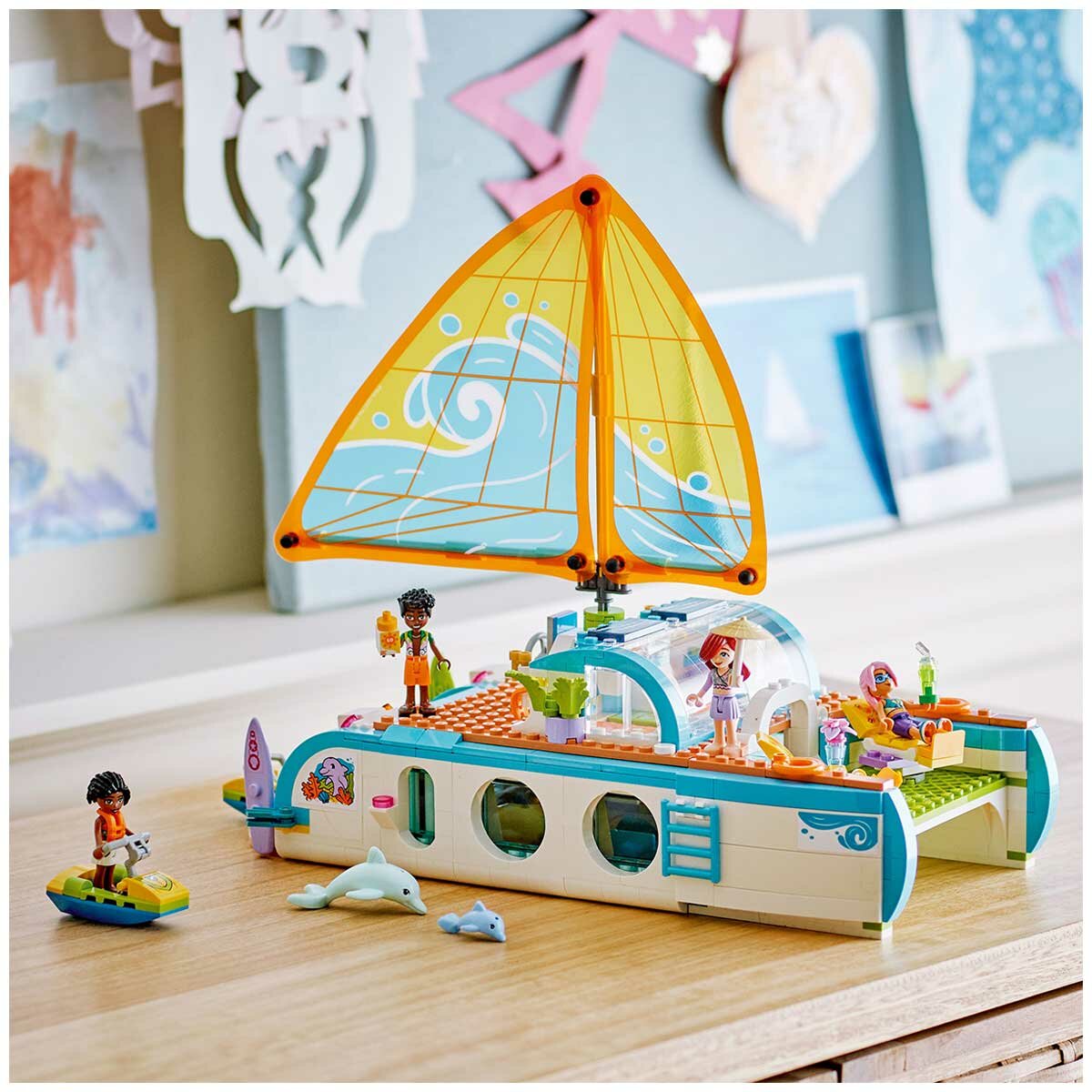 LEGO Friends Travel Boat Adventure 42664 with 4 Minidolls & Realistic Features - SuperSaverAU - view 3