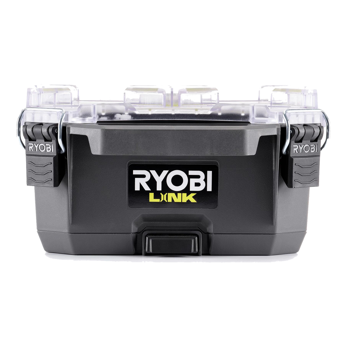 Ryobi Link Small Compact Parts Organiser - 267mm x 127mm x 508mm - IP65 Water Resistant - Detachable Bins - SuperSaverAU - view 1