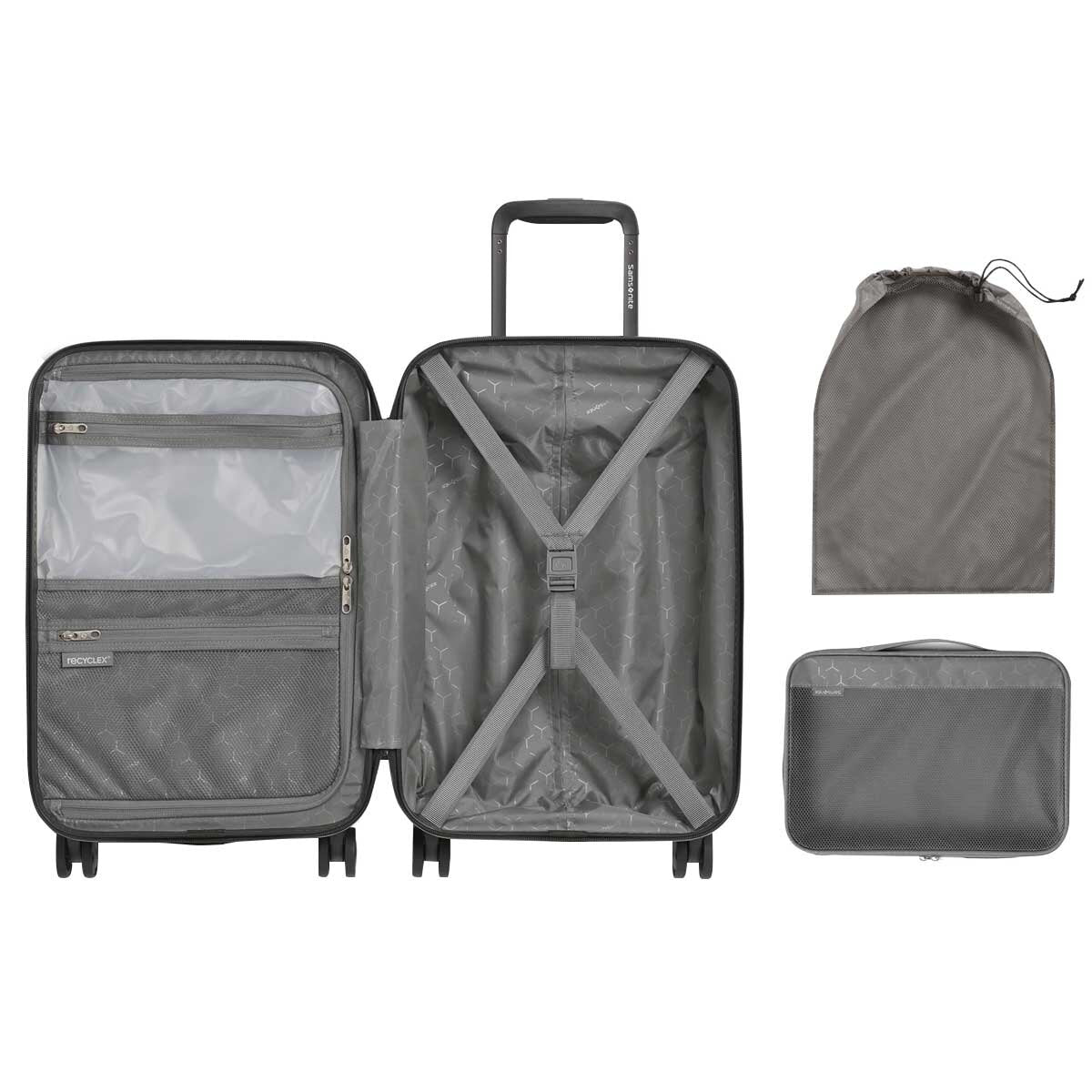 Samsonite Variate 2 Piece Luggage Set Olive - Large & Carry On, TSA Lock, 10 Year Warranty - SuperSaverAU - view 5