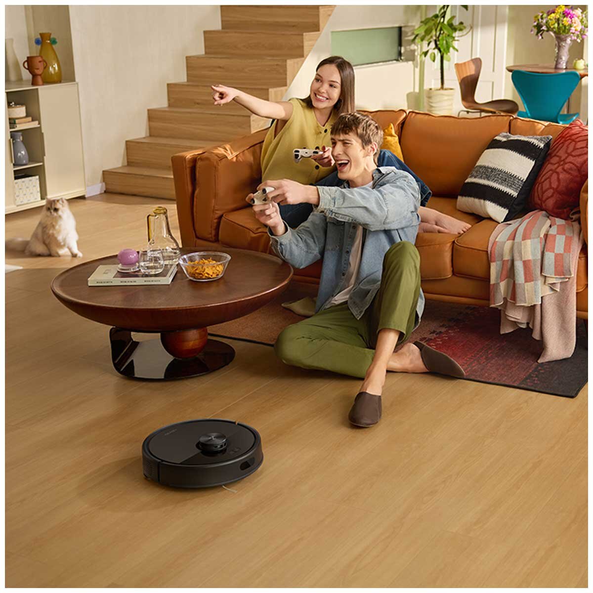 Roborock Q7T+ Vacuum Cleaner - 10,000 Pa HyperForce Suction, Dual Anti-Tangle Design, Auto-Empty Dust, Ideal for Hardwood, Tiles, Laminate, Vinyl, Carpet - SuperSaverAU - view 7