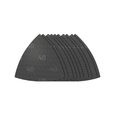 Full Boar Assorted Silicon Carbide Triangular Mesh Sanding Sheets 10 Pack 93 x 93mm