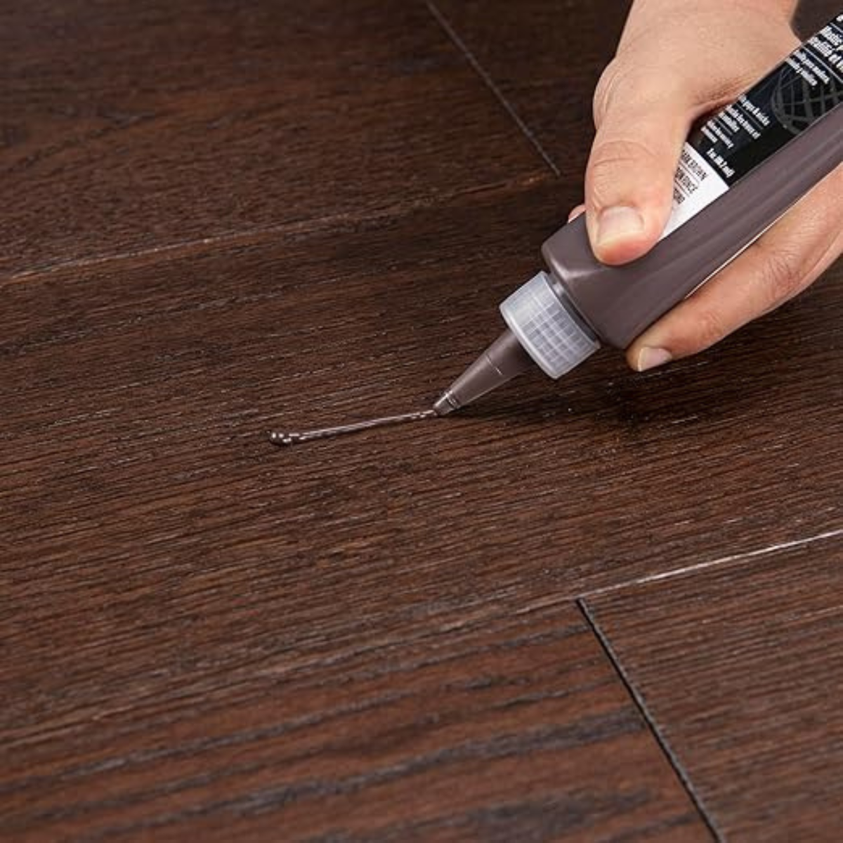 Roberts Dark Brown Quick-Repair Floor Putty 88ml Acrylic Laminate & Vinyl Filler