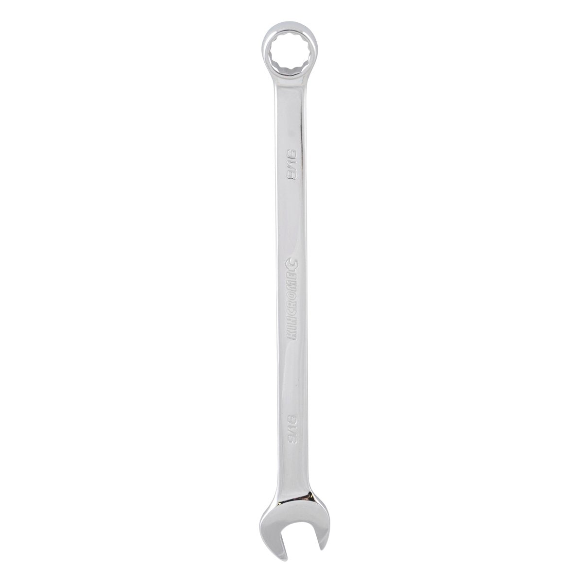 Kincrome 9/16" Combination Spanner - 12 Point Chrome Vanadium Steel, 15 Degree Offset