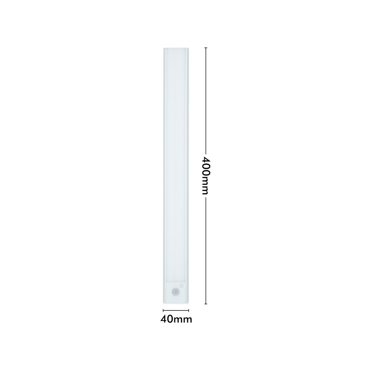 Arlec 40cm CCT Sensor Bar Light, Cordless Aluminium, Motion Sensor, Indoor UC534