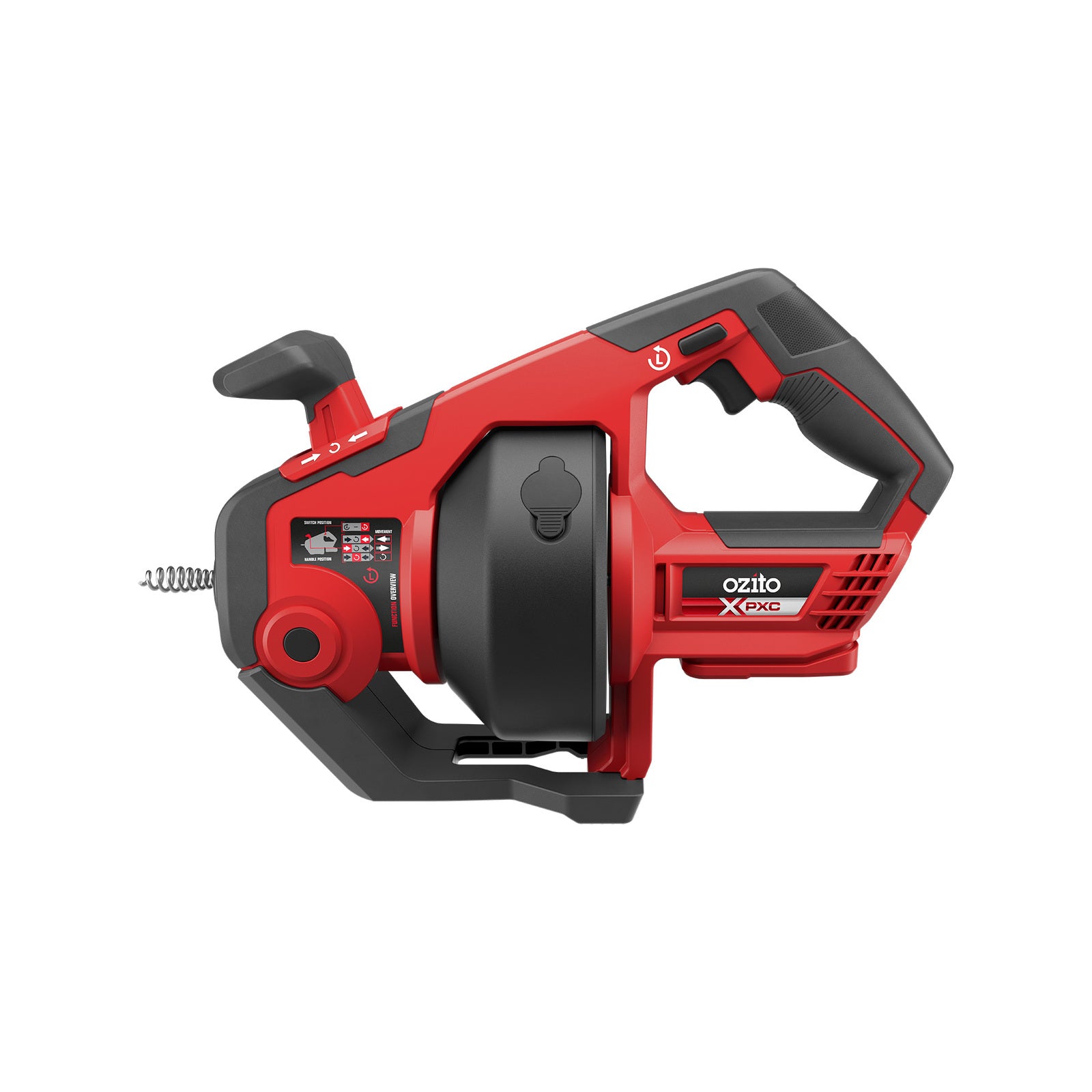 Ozito PXC 18V Cordless Drain Cleaner PXDCS-018, 7.6m Coil, Skin Only