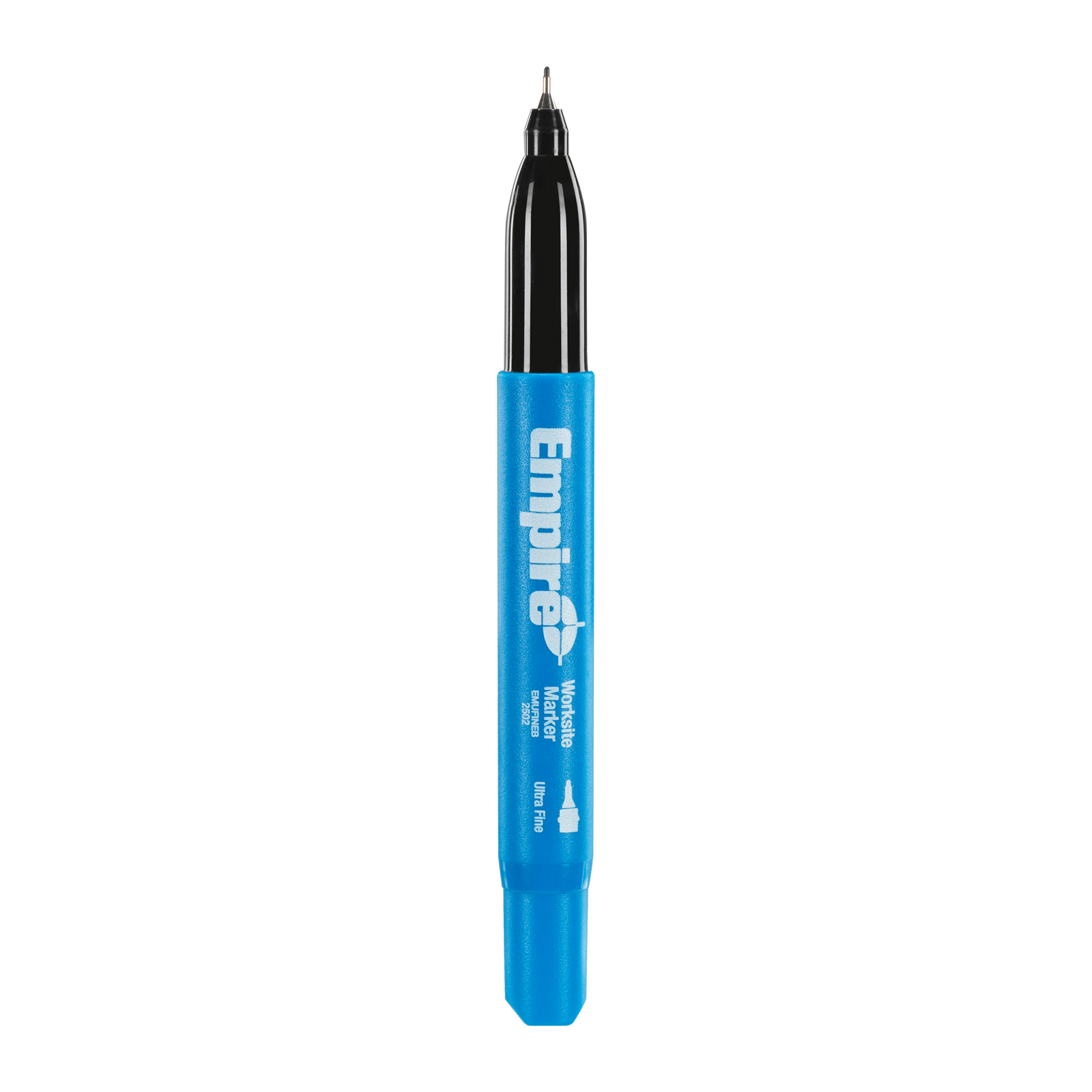 Empire Ultra Fine Black Marker, 0.5mm Tip, Smear-Resistant for Smooth Surfaces