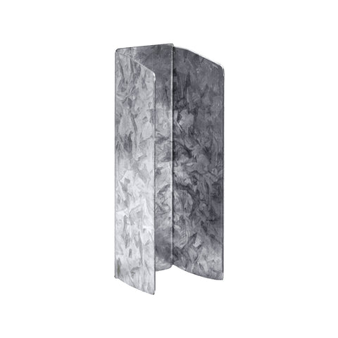 Boxspan 150mm Galvanised Steel Internal End Cap Bracket - U Shape