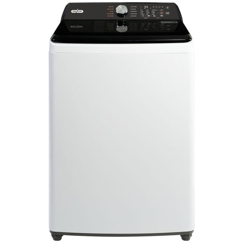 Mykin 10kg Top Load Washing Machine - White, Turbo Clean, 10 Wash Programs, Fuzzy Logic - MTLW100RCW