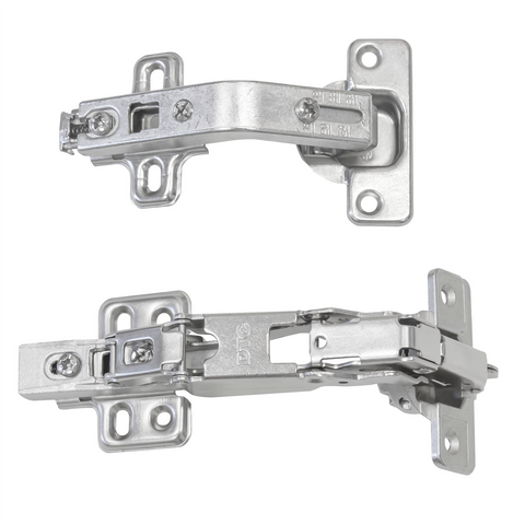 Kaboodle Corner Cabinet Hinge - Nickel Plated 5 Pack Adjustable Clip-On