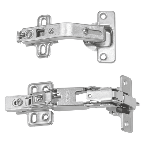 Kaboodle Corner Cabinet Hinge - Nickel Plated 5 Pack Adjustable Clip-On