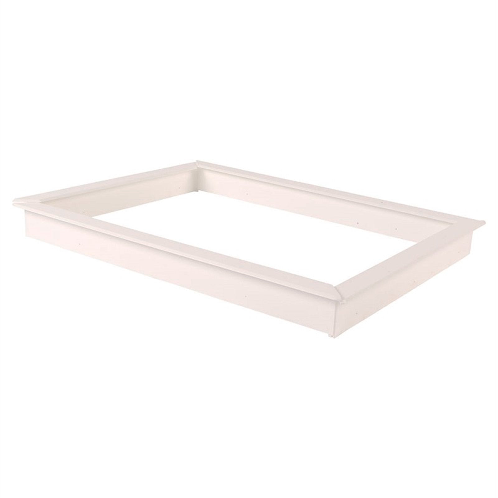 Builders Edge 450 x 600mm White Plastic Manhole Frame Kit, Paintable