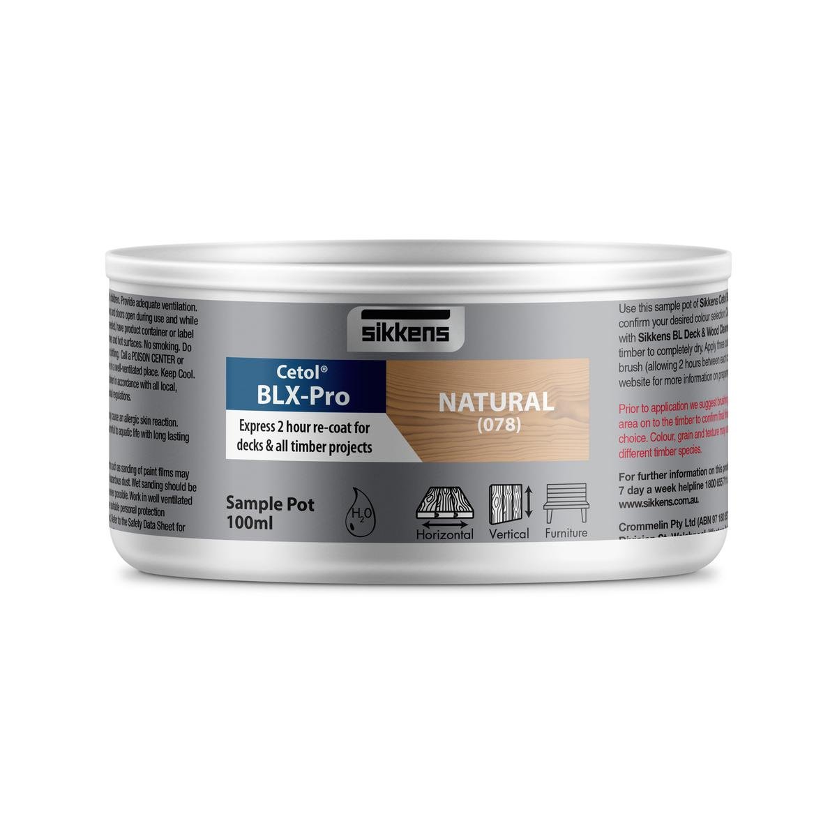 Sikkens 100ml Natural Cetol BLX-Pro Waterproof Timber Finish