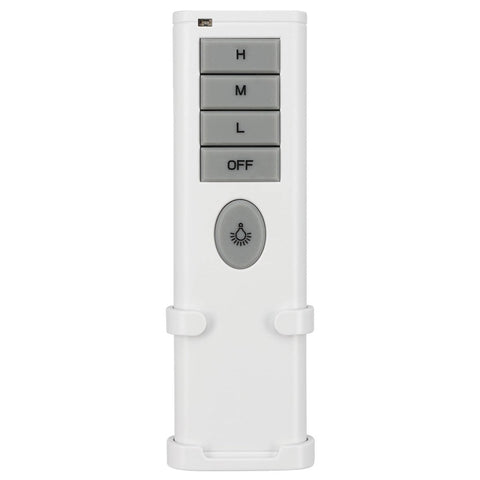 Brilliant Wi Fi Smart Ceiling Fan Remote Control - 45mm x 145mm - White/Grey - SuperSaverAU - view 1