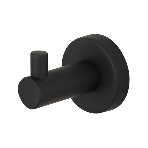 Mondella Resonance Matte Black Robe Hook Zinc