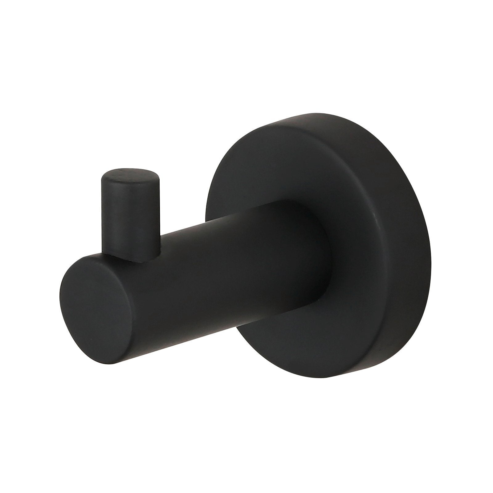 Mondella Resonance Matte Black Robe Hook Zinc