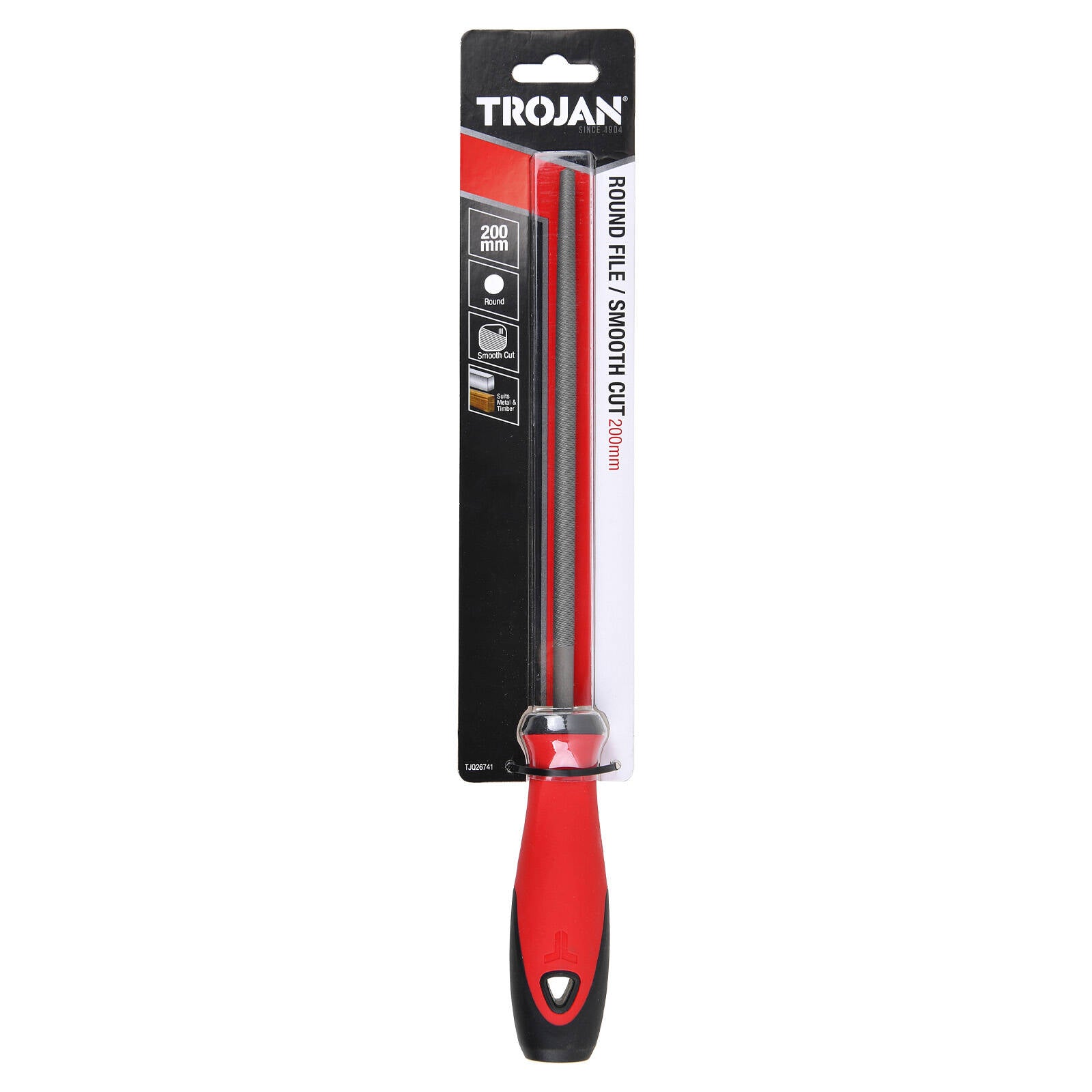 Trojan 200mm Single Cut Round File