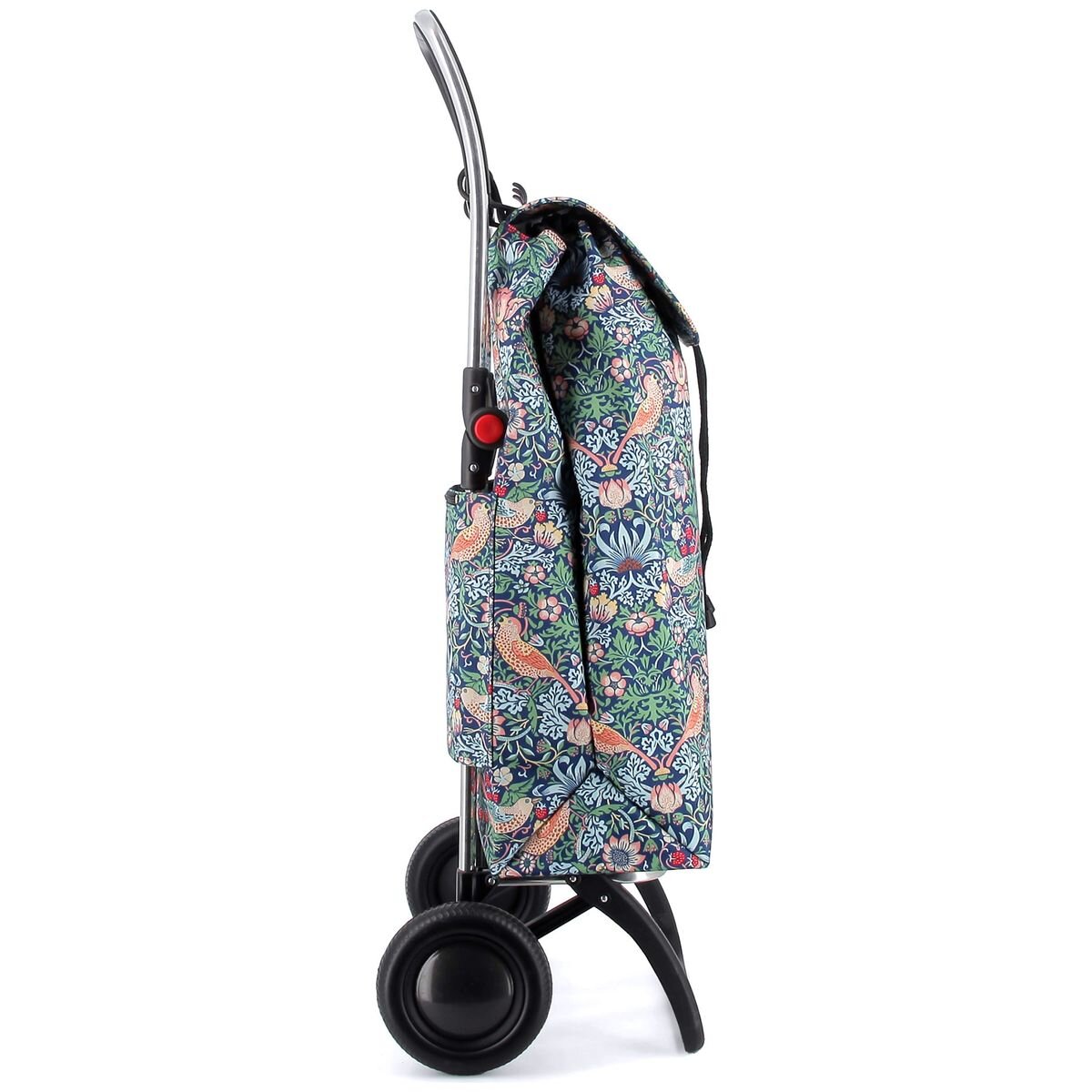 Rolser I-Max William Morris 2-Wheel Folding Trolley - Birds Design, Backpack-Style Bag - R-IMX511-3119