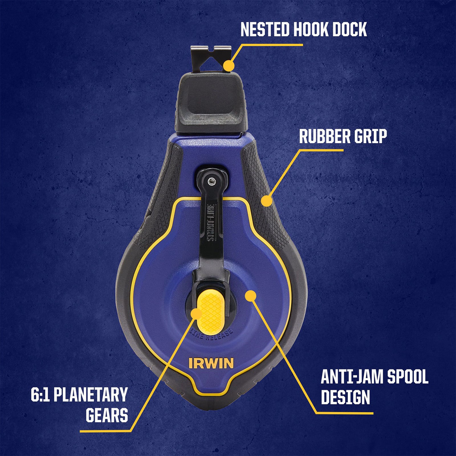 Irwin Strait-Line Speedline Pro Chalk Reel 30m