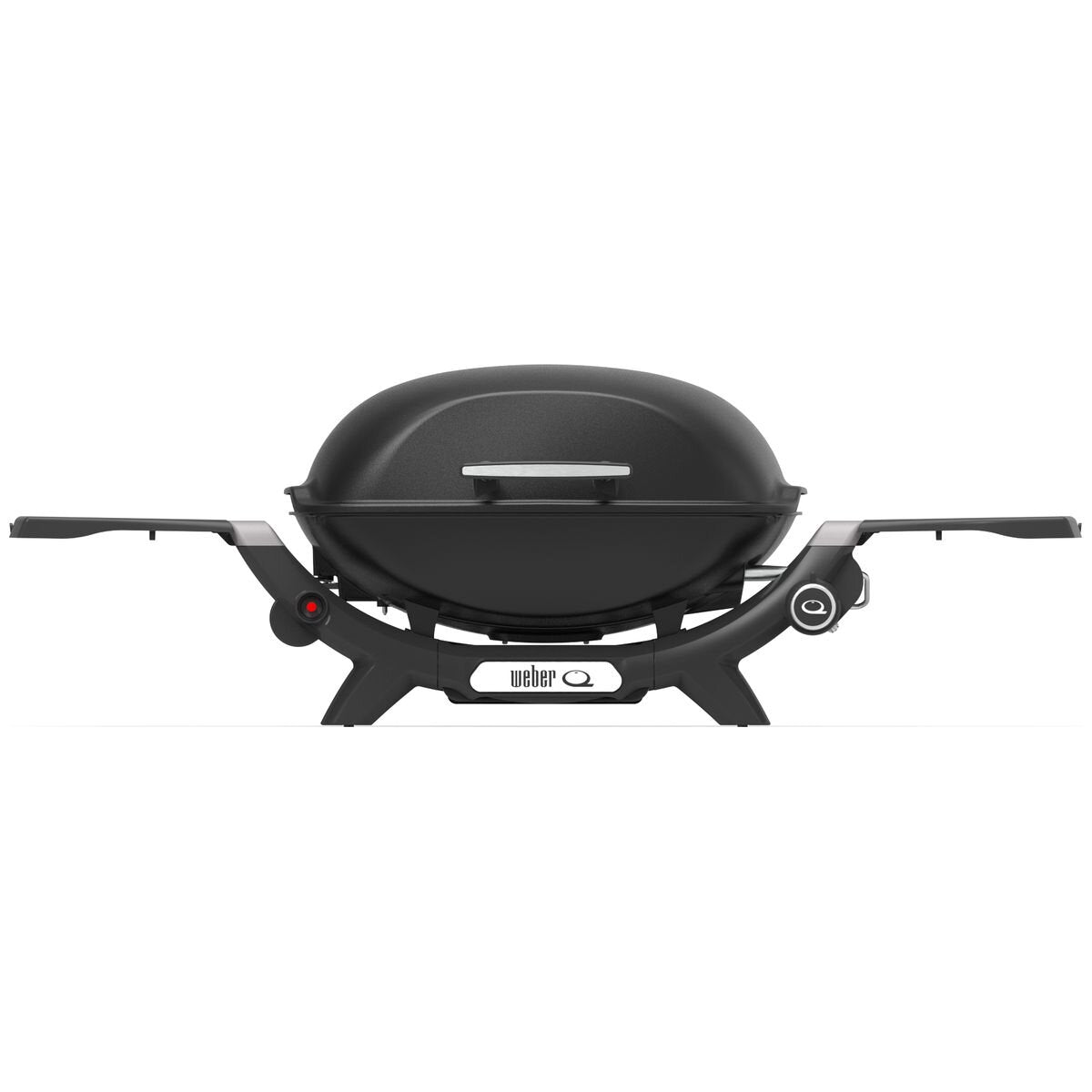 Weber Q2000N Portable LPG BBQ - Large Cooking Area, Front-Facing Grease Tray, Black - 28310024