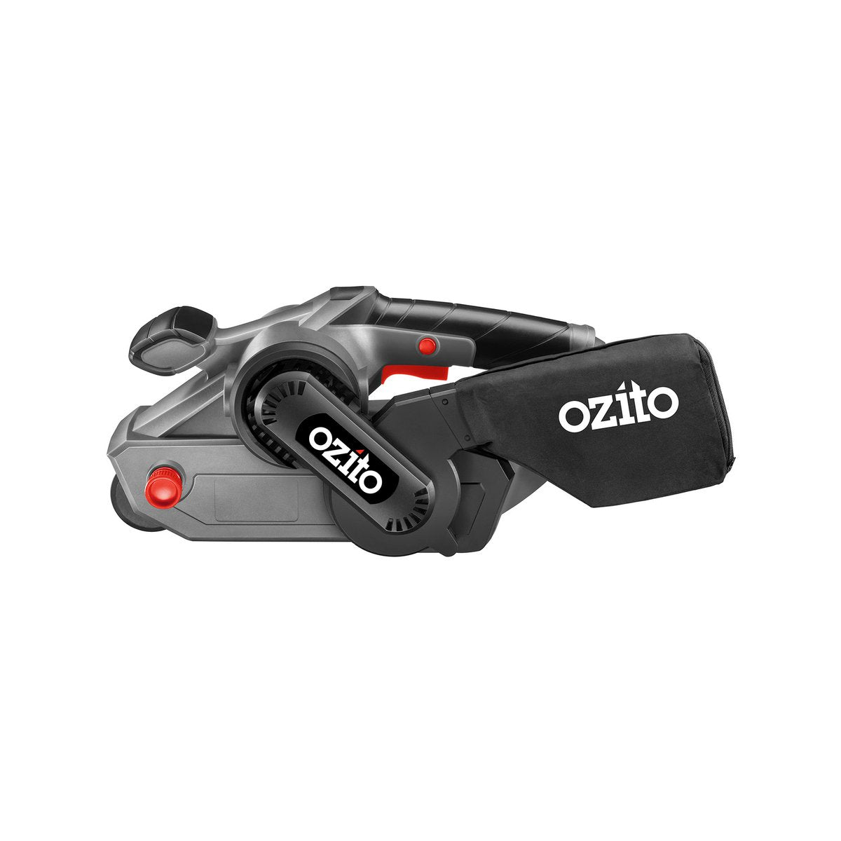 Ozito 800W Belt Sander BSR-7000, 75 x 533mm Belt, Dust Bag, Sure Grip, Lock-On, 380m/min