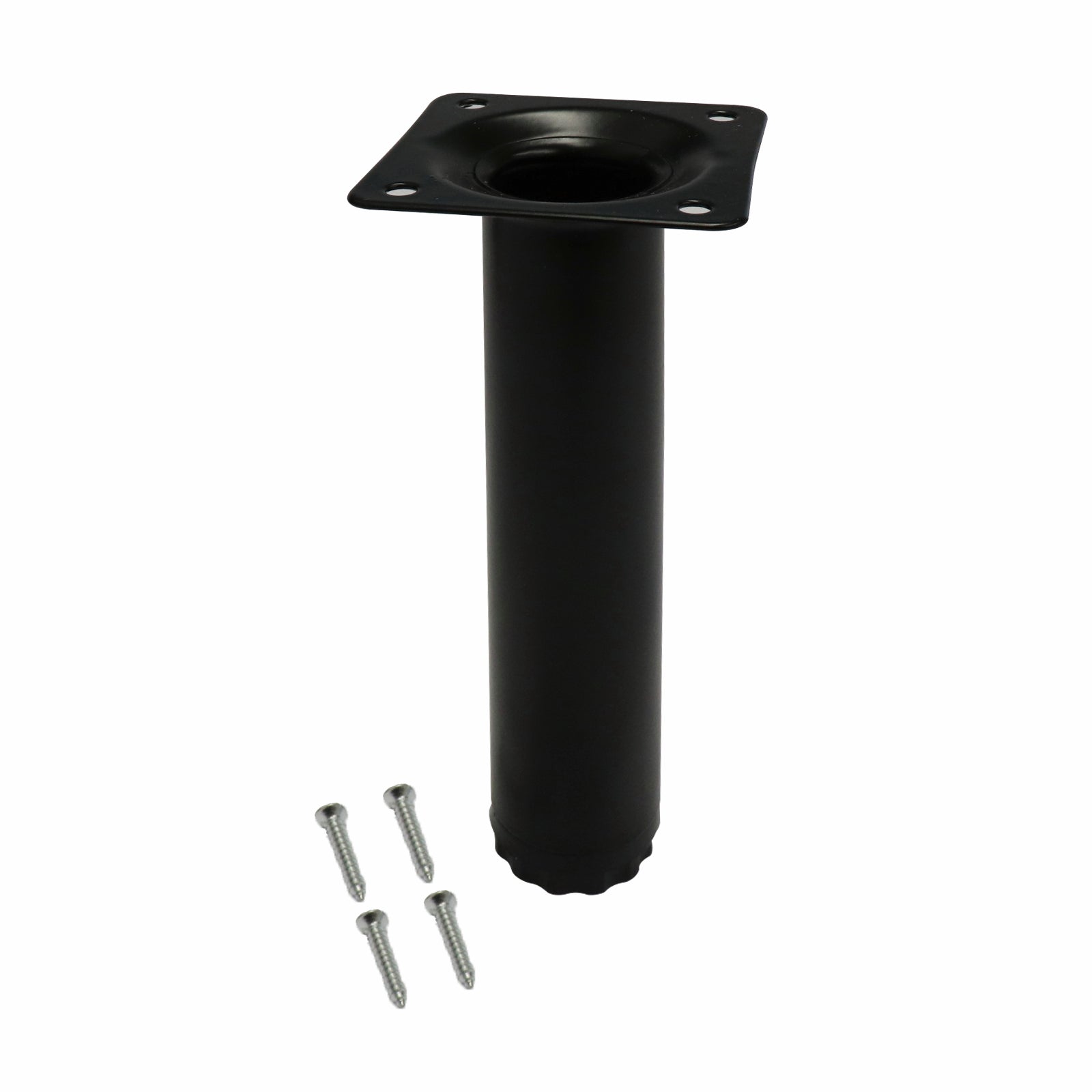Adoored 30 x 150mm Steel Black Round Table Leg