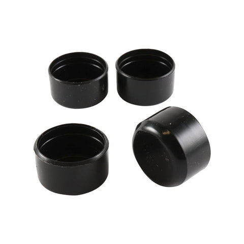 Surface Gard 25mm Black Round Plastic External Chair Tip 4 Pack - SuperSaverAU - view 1
