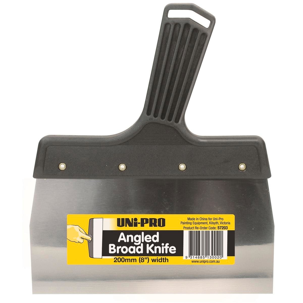 Uni-Pro 238mm Angled Broad Knife - Steel Blade