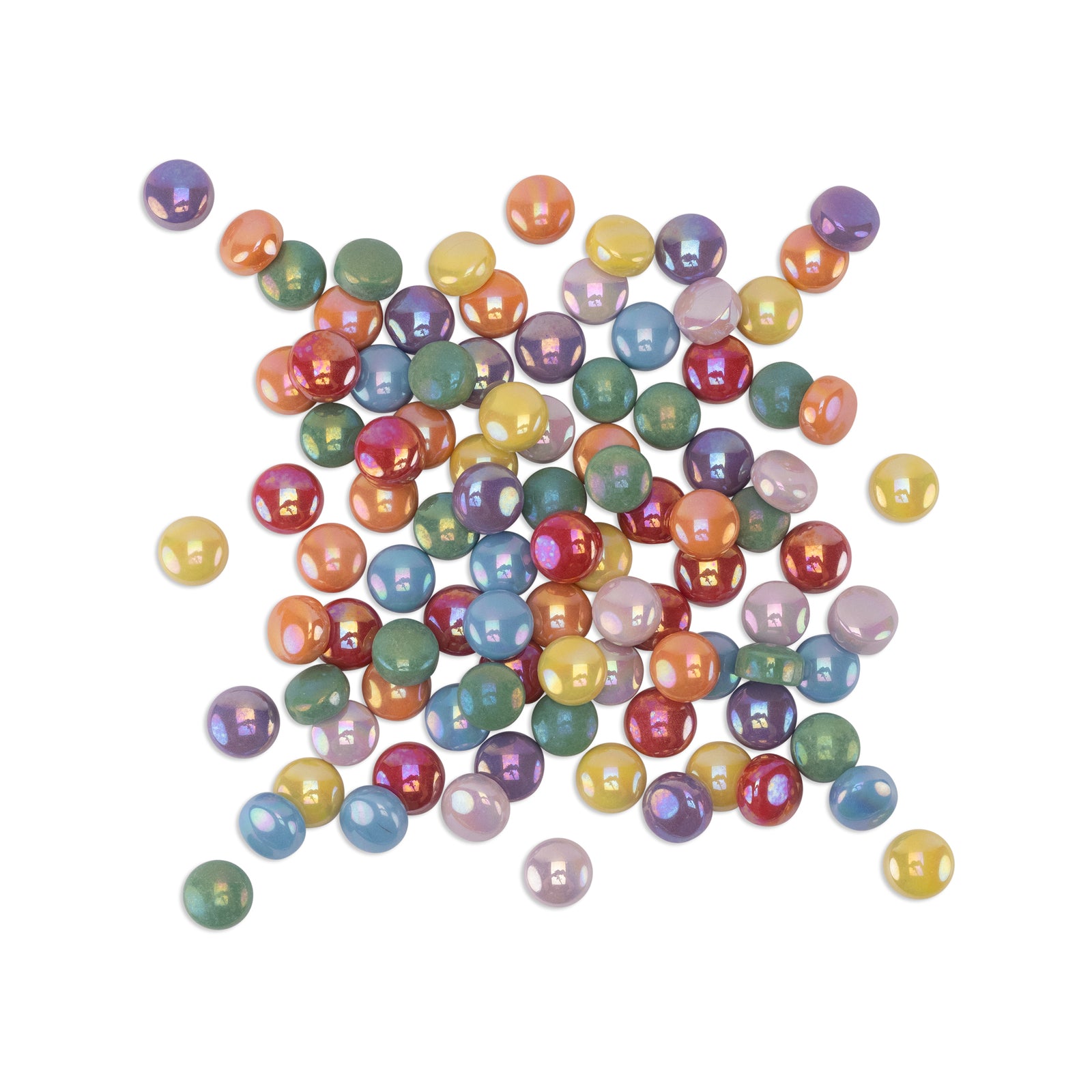 Mandala Art Assorted Pearl Drops 12mm Glass Mosaic Indoor Outdoor