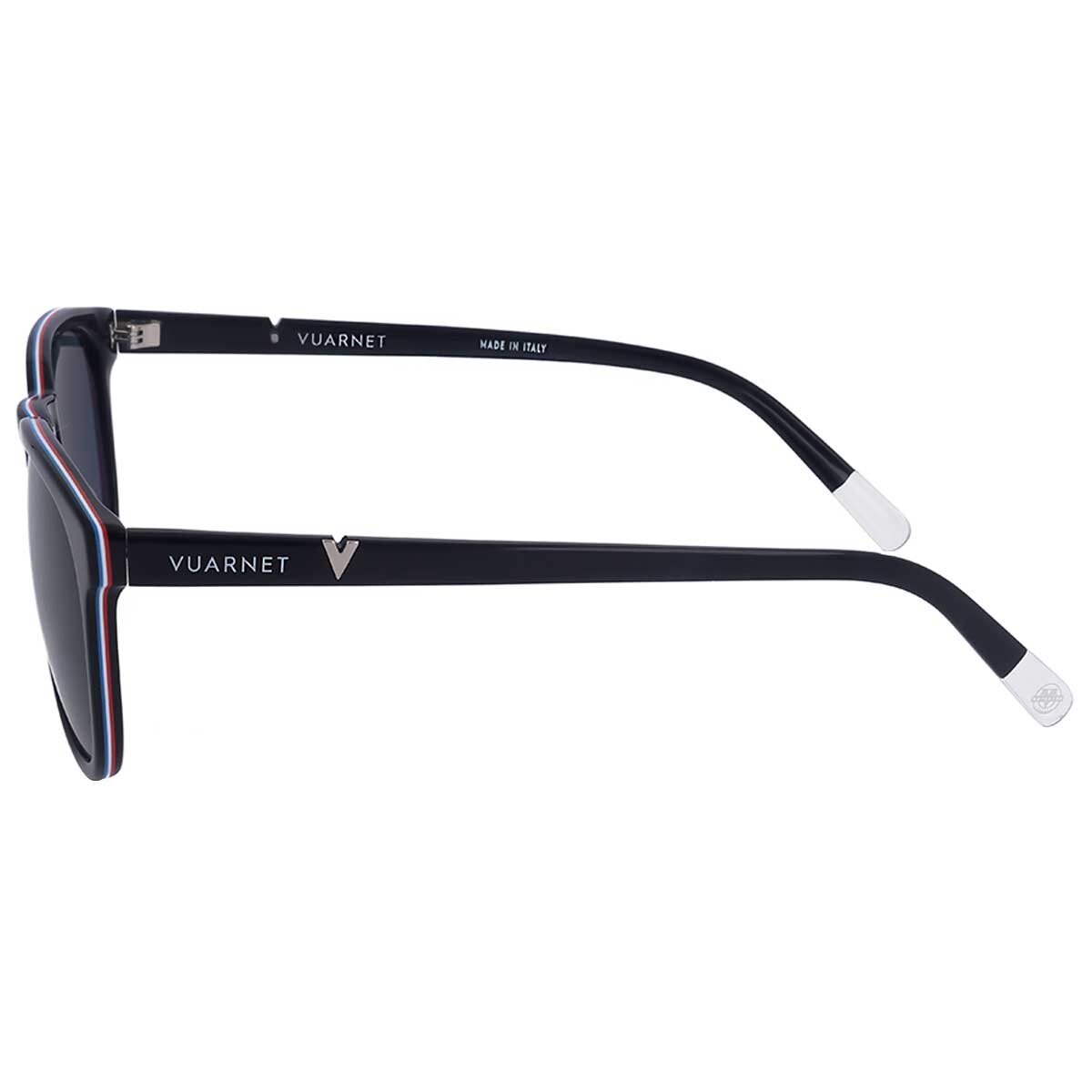 Vuarnet Belvedere Small Men's Polarised Round Sunglasses, Grey Lens, 54 mm - SuperSaverAU - view 3