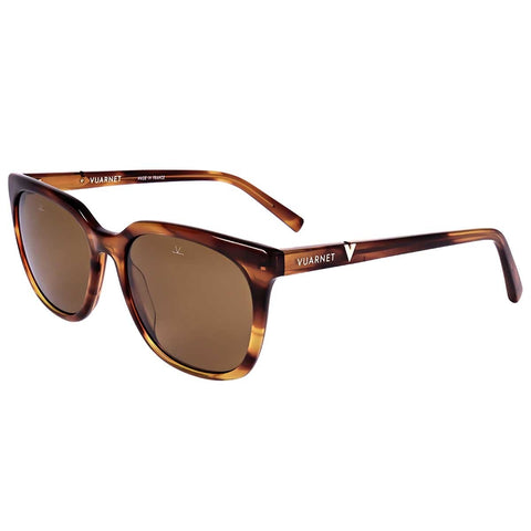 Vuarnet Summit Men's Polarised Square Sunglasses, Brown Lens, 52 mm - SuperSaverAU - view 1