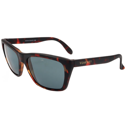 Vuarnet Men's Polarised Sunglasses VL0006, Grey Lenses, Matte Tortoise, 58 mm - SuperSaverAU - view 1
