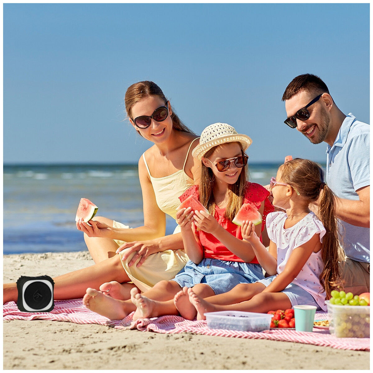 ECOXGEAR EcoEdge Pro Blue Waterproof Portable Speaker - SuperSaverAU - view 7