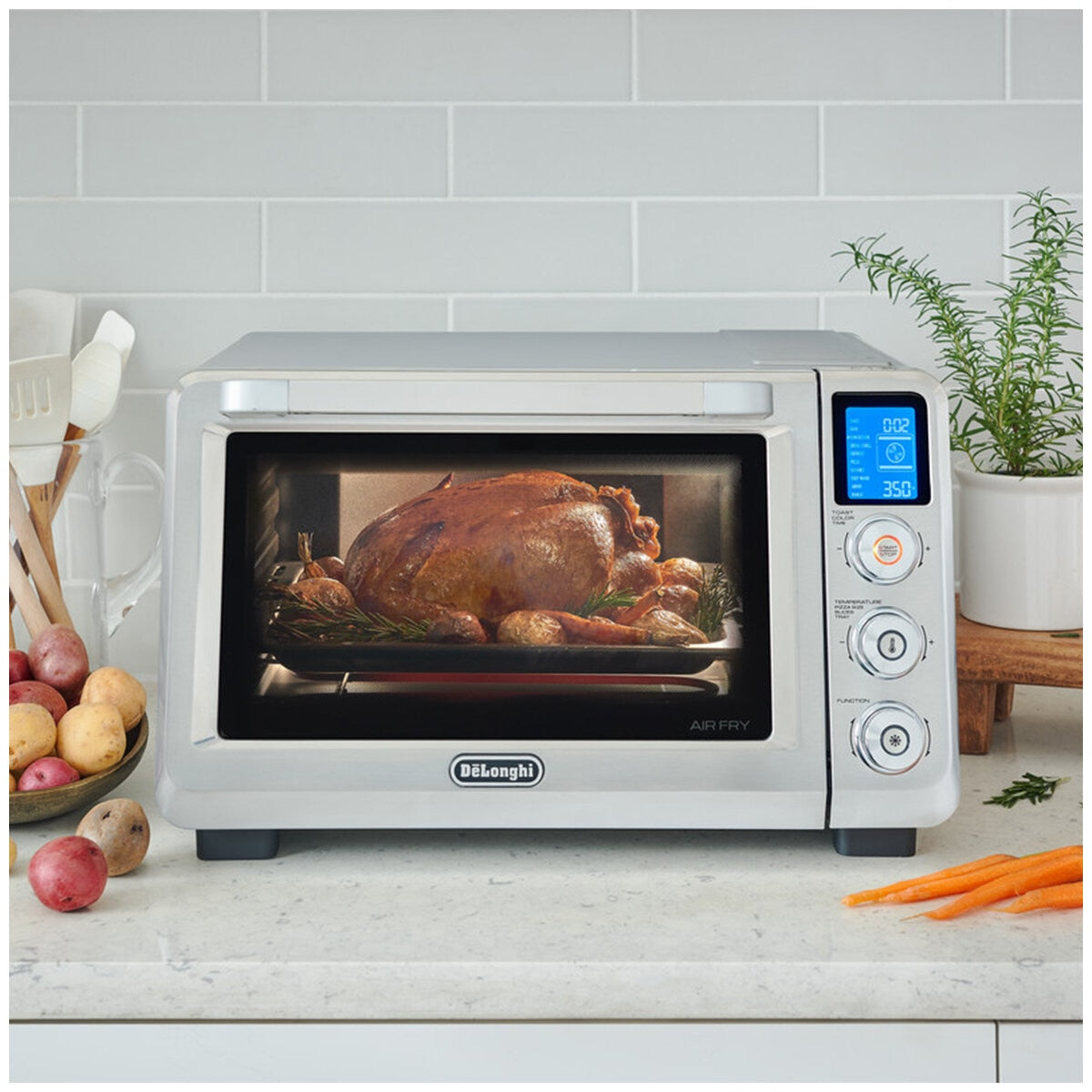 Delonghi Livenza 24L Multi Oven Air Convection Benchtop Oven - 24 Litre Capacity - SuperSaverAU - view 7