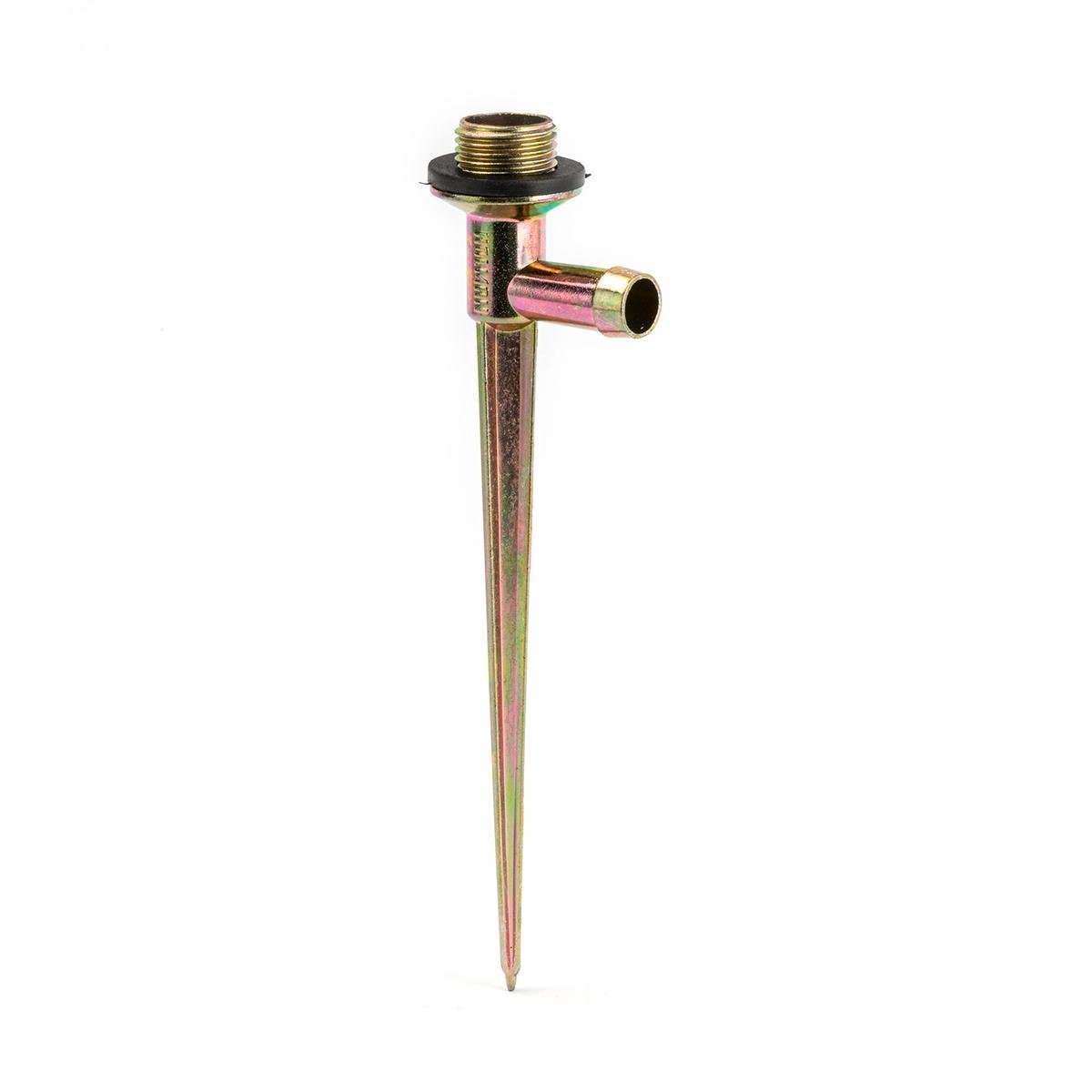 Holman 13mm Metal Spike Elbow Sprinkler - Gold, Garden Bed Poly Pipe Fitting