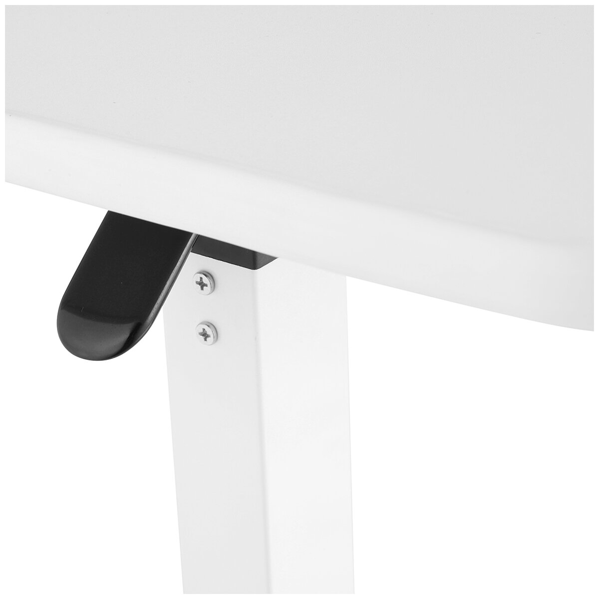 Altus Adjustable Overbed Table 79-110 cm with Rolling Lockable Wheels, White - SuperSaverAU - view 5